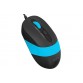 Mouse A4Tech Fstyler FM10, USB, 1600 DPI, 4 Butoane, Negru/Blue